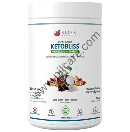 Bliss Welness Ketobliss Nutritional Mct Premix Chocolate