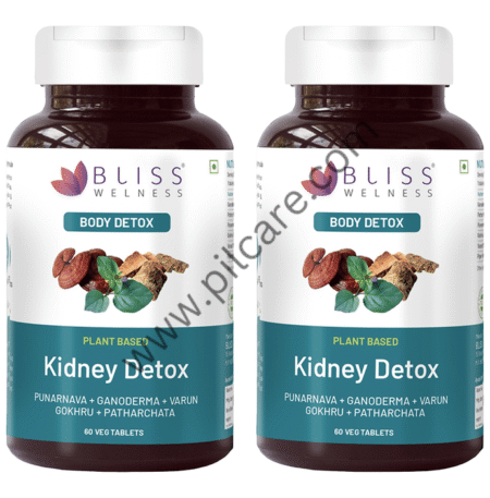 Bliss Welness Kidney Detox Veg Tablet (60 Each)