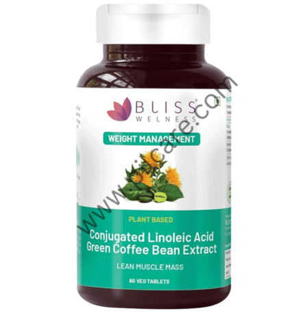 Bliss Welness Weight Management CLA Carb Controller Green Coffee Bean Extract Veg Tablet