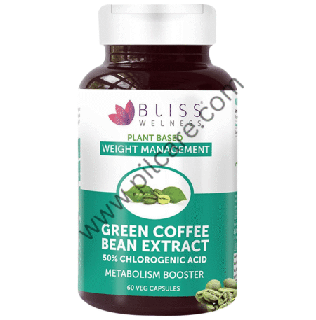 Bliss Welness Weight Management Green Coffee Bean Extract Veg Capsule Vegicap