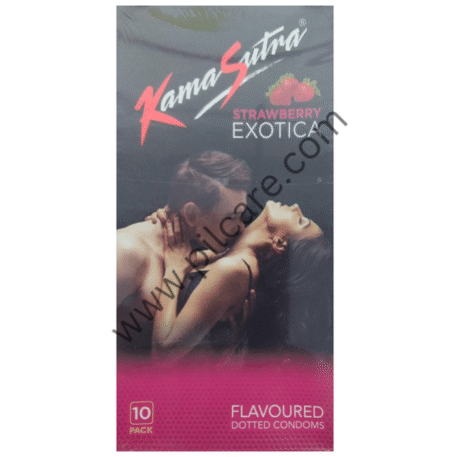 KamaSutra Exotica Dotted Strawberry Condom