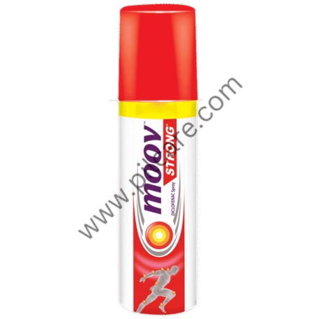 Moov Red Strong Diclofenac Pain Relief Spray | For Joint Pain, Backache, Muscle Stiffness & Swelling