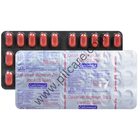 Calcimax 250 Tablet | Calcium Supplement Tablet