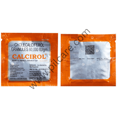 Calcirol 60K IU Cholecalciferol Sachet | For Bone Health