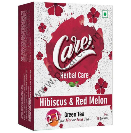 Care Herbal Care 2 In 1 Green Tea (14gm Each) Hibiscus & Red Melon