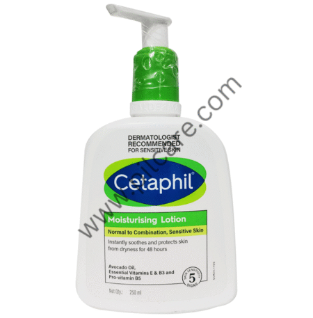 Cetaphil Moisturising Lotion with Avocado Oil, Vitamin E, B3 & B5 | For Normal to Combination, Sensitive Skin