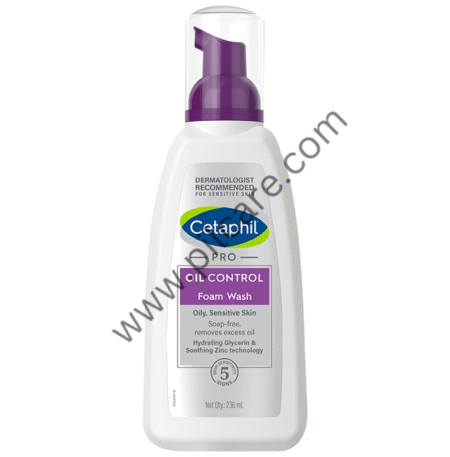 Cetaphil Pro Oil Control Soap-Free Foam Wash | For Oily, Sensitive Skin