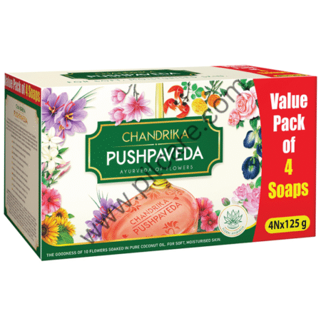 Chandrika Pushpaveda Soap (125gm Each)