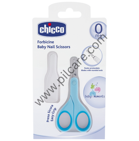 Chicco Baby Nail Scissors 0m+ Blue
