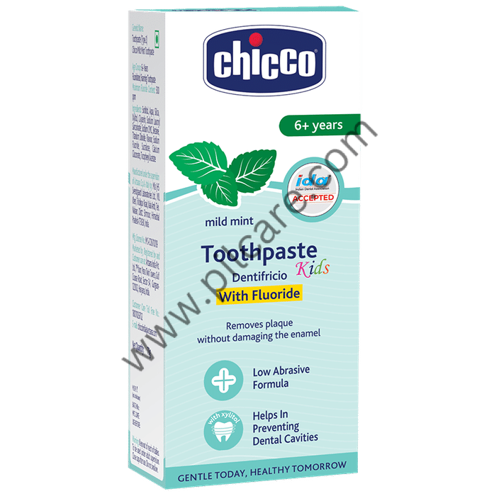 Chicco Kids Toothpaste for 6+ Years Mild Mint