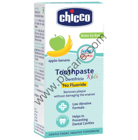 Chicco Kids Toothpaste for 6mn to 6yr Apple-Banana