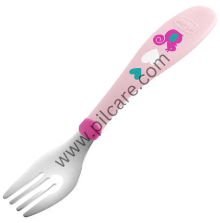 Chicco Metal Cutlery 18M+ Pink