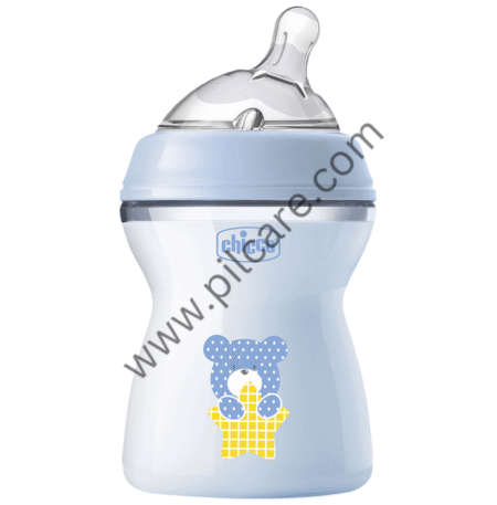 Chicco Natural Feeling 2M+ Feeding Bottle Blue