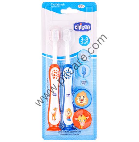Chicco Toothbrush Set Blue + Orange