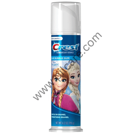 Crest Fluoride Anticavity Toothpaste Blue Bubble Gum