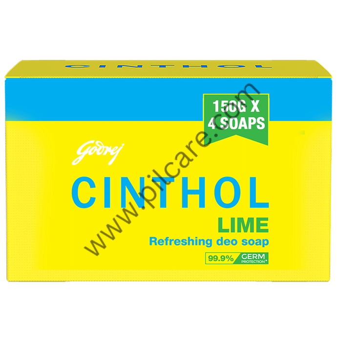 Cinthol Soap (150gm Each) Lime