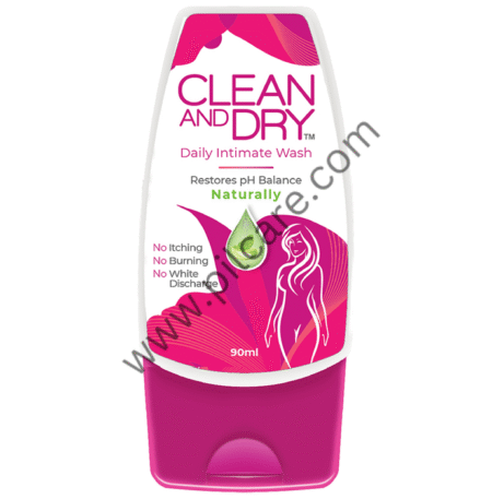 Clean and Dry Feminine Intimate Wash Enriched with Aloevera & Mint Oil