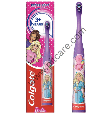 Colgate 3+ Years Extra Soft Battery Powered Toothbrush Barbie