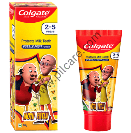 Colgate Kids Toothpaste for 2 to 5 Years Bubble Fruit Motu Patlu