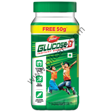 Dabur Glucose D Instant Energy with Calcium & Vitamin D | For Immunity & Bone Health | Powder