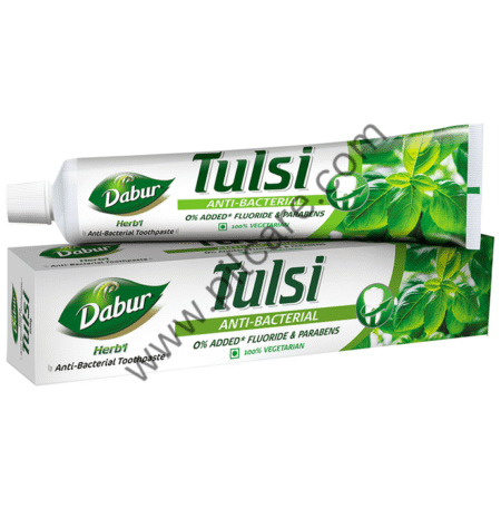 Dabur Tulsi Anti-Bacterial Herb'l Toothpaste (200gm Each)