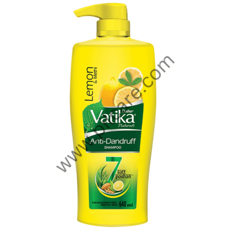 Dabur Vatika Naturals Lemon & Methi Anti Dandruff Shampoo
