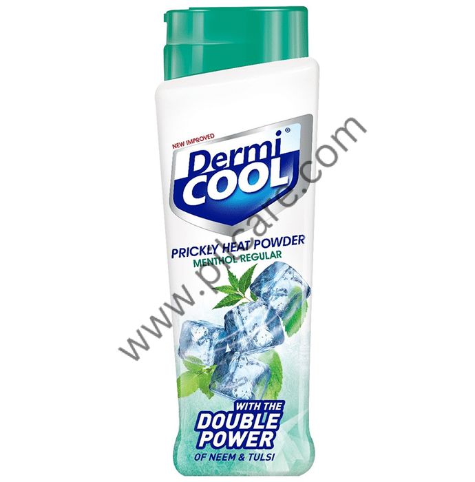 Dermi Cool Prickly Heat Powder Menthol Regular - N Chimanlal Enterprises