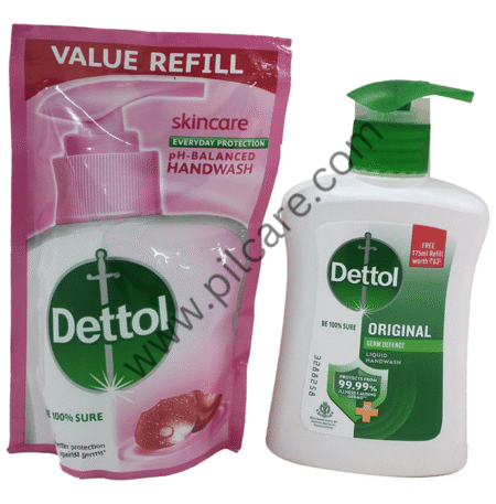 Dettol Original Liquid Handwash with 175ml Refill Free