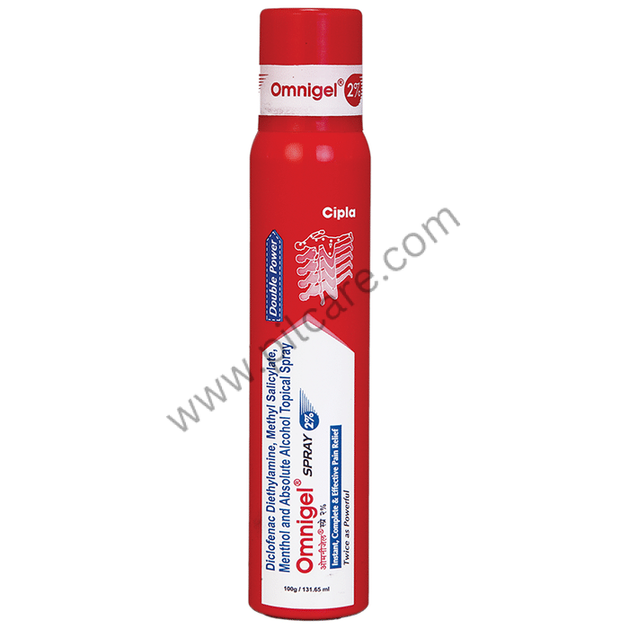 Omnigel Spray 2% Double Power