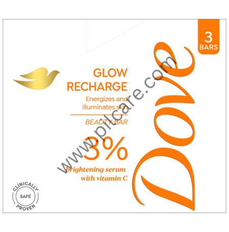 Dove Glow Recharge Beauty Bathing Bar (125gm Each)