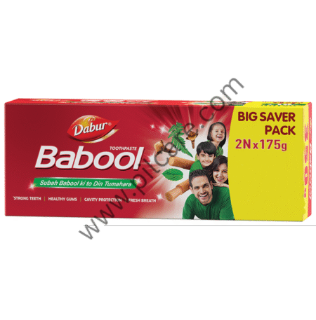Dabur Babool Toothpaste Big Saver Pack (2 x 175gm)
