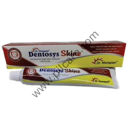 Dr. Morepen Dentosys Shine Toothpaste with Toothbrush Free
