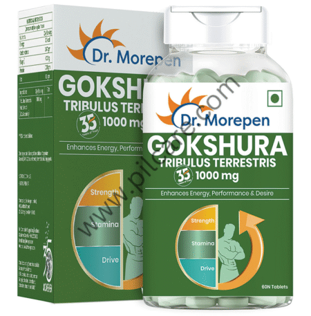 Dr. Morepen Gokshura 1000mg Tablet | For Energy, Performance, Strength & Stamina