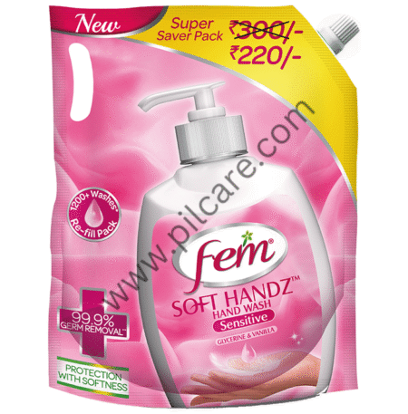 Dabur Fem Soft Handz Handwash Glycerin & Vanilla-Refill