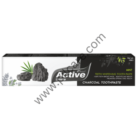 Dr. Morepen Active Smile Charcoal Teeth Whitening Toothpaste Mint
