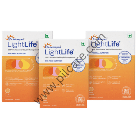 Dr. Morepen Light Life Pre-Meal Nutrition (10 Sachet 5gm Each) Orange