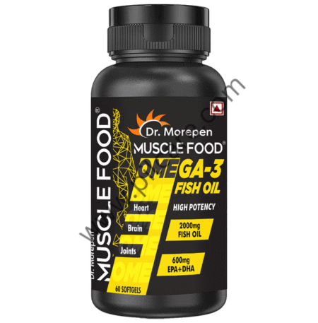 Dr. Morepen Muscle Food Omega 3 Fish Oil Softgel