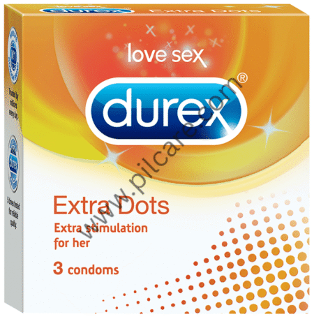 Durex Extra Dots Condom Condom