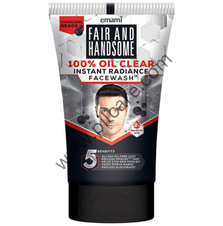 Emami Fair and Handsome Instant 100% Oil Clear Radiance Face Wash