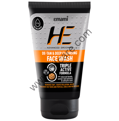 Emami HE Advanced Grooming De-Tan & Deep Cleansing Face Wash