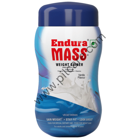 Endura Mass Weight Gainer to Stay Fit | For Adults & Children Above 10 Years | Flavour Vanilla