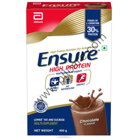 Ensure High Protein Drink for Physically Active Adults | Powder Chocolate