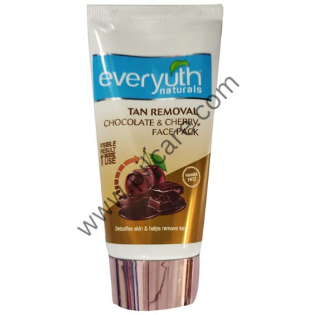 Everyuth Naturals Pure & Light Tan Removal Pack Chocolate & Cherry