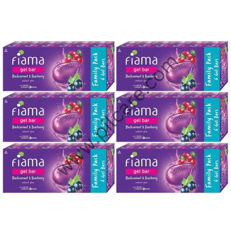 Fiama Gel Bar (125gm Each) Blackcurrant & Bearberry