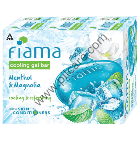 Fiama Menthol & Magnolia Cooling Gel Bar (125gm Each)