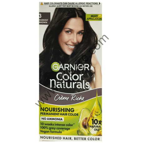 Garnier Color Naturals Creme Rich Hair Color Darkest Brown