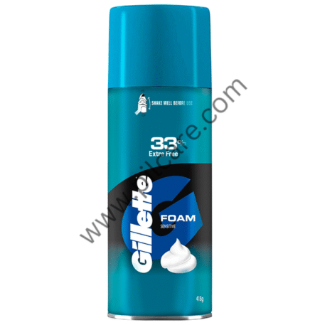 Gillette Sensitive Foam 33% Extra Free