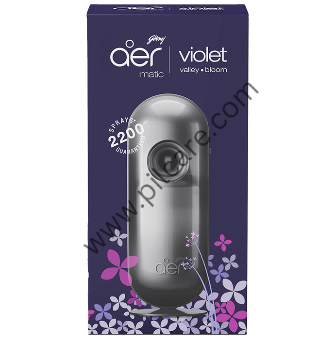 Godrej aer Matic Machine + Refill Kit Violet