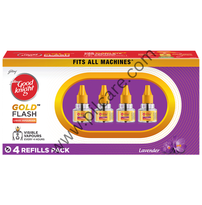 Goodknight Gold Flash Liquid Vapouriser (45ml Each) Lavender