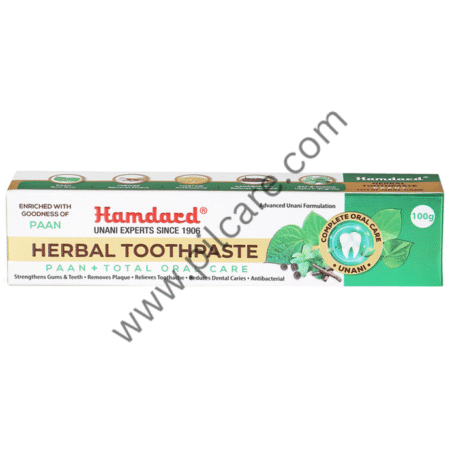 Hamdard Herbal Toothpaste Paan + Total Oral Care
